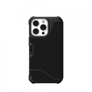 Kevlar Black UAG Metropolis Folio Series iPhone 13 Pro 5G Case | BT5213847