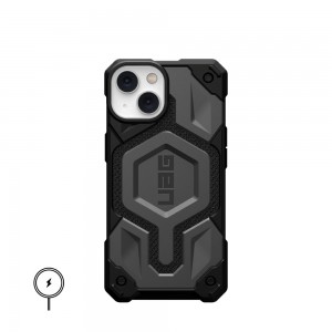 Kevlar Silver UAG Monarch Pro Kevlar® For MagSafe iPhone 14 Case | PC9652731