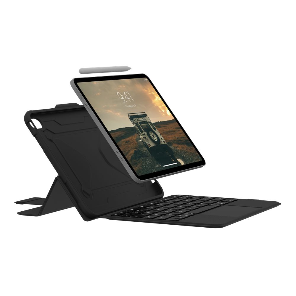 Black Ash UAG Integrated Bluetooth Keyboard With Trackpad iPad 10.9