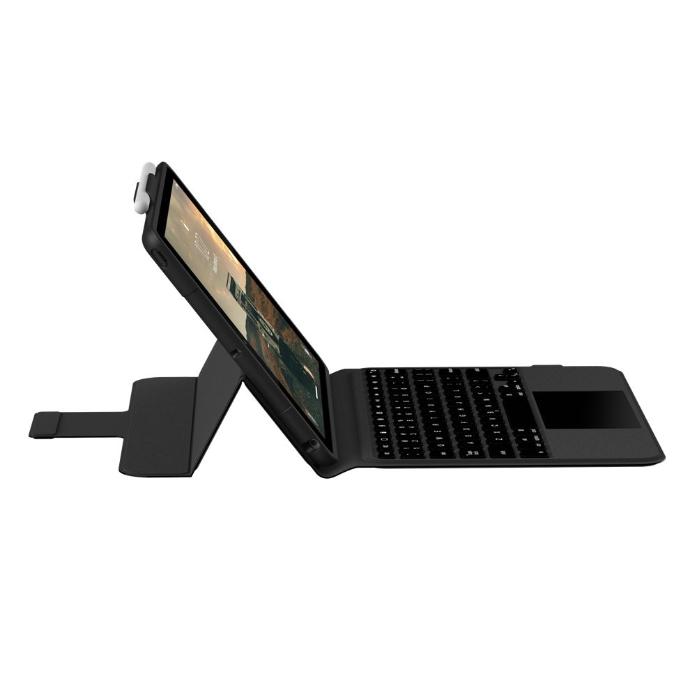 Black Ash UAG Integrated Bluetooth Keyboard With Trackpad iPad 10.2