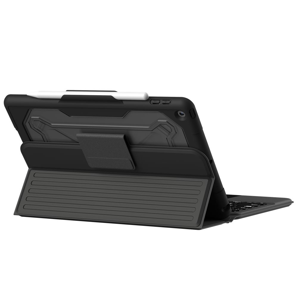 Black Ash UAG Rugged Bluetooth Detachable Keyboard with Trackpad & Backlit Keys iPad 10.2