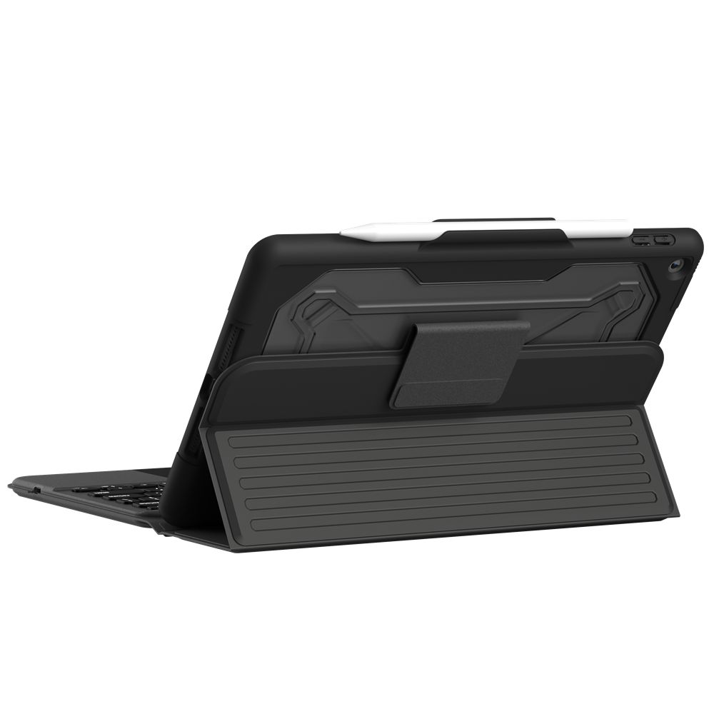 Black Ash UAG Rugged Bluetooth Detachable Keyboard with Trackpad & Backlit Keys iPad 10.2