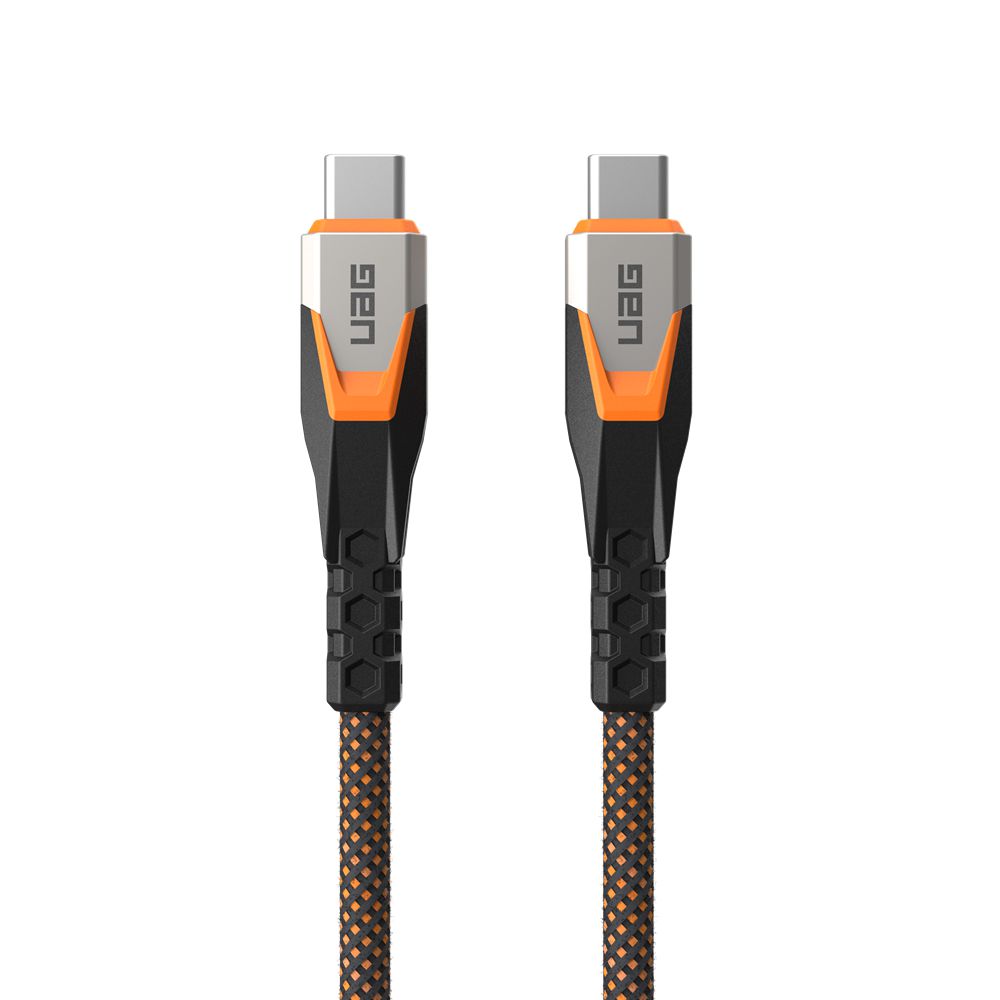 Black Orange UAG SRGE 3.2 USB-C 20Gbps 240W Power Cable | RJ8537164