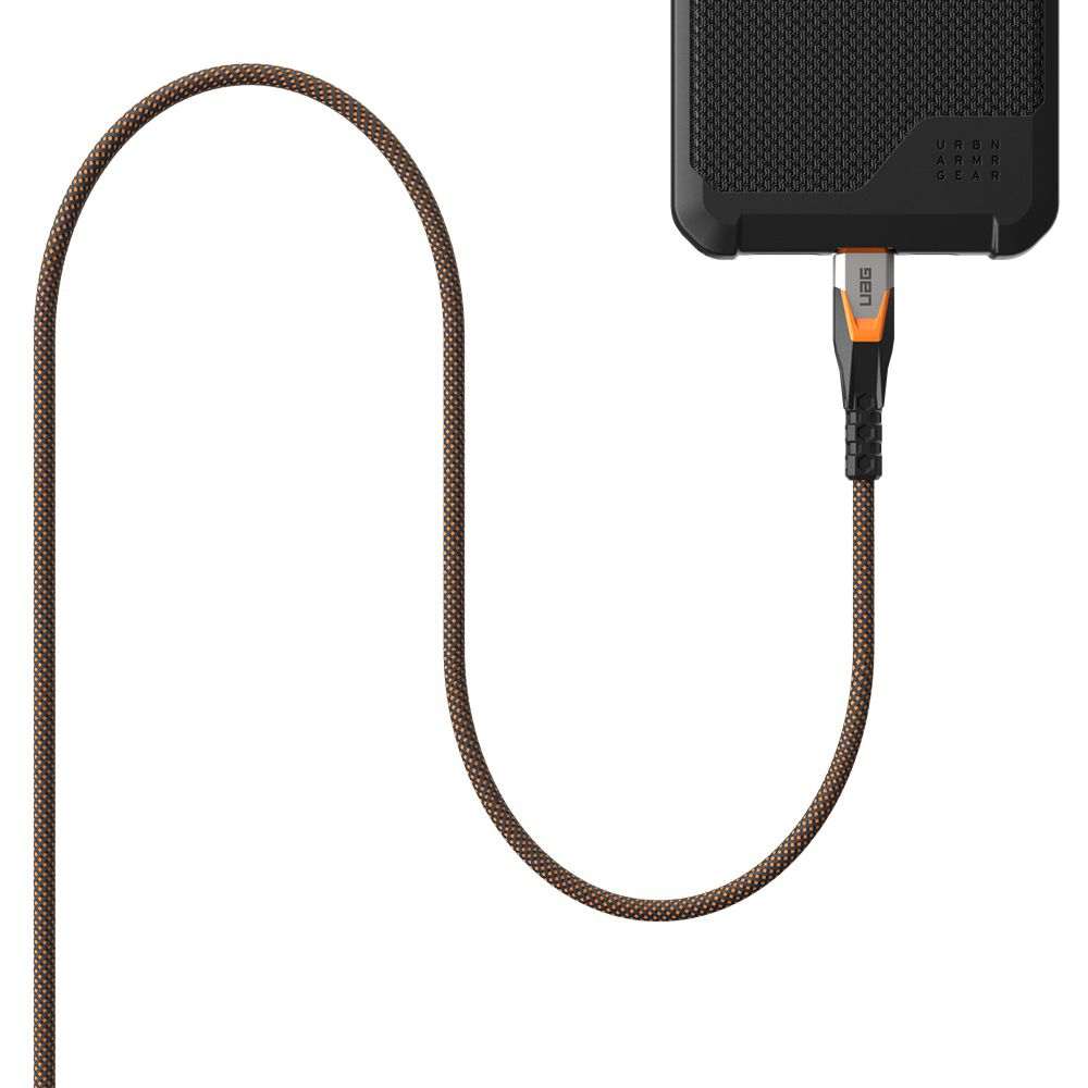 Black Orange UAG SRGE 3.2 USB-C 20Gbps 240W Power Cable | RJ8537164