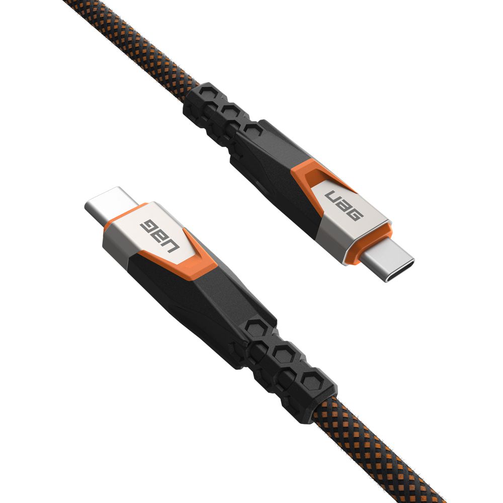 Black Orange UAG SRGE 3.2 USB-C 20Gbps 240W Power Cable | RJ8537164