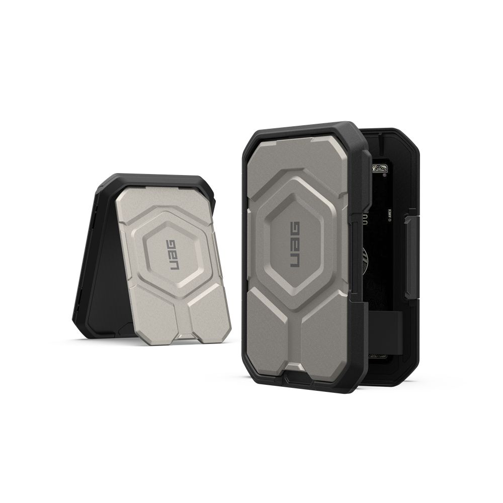 Black Titanium UAG Magnetic Wallet With Stand | WX3197052