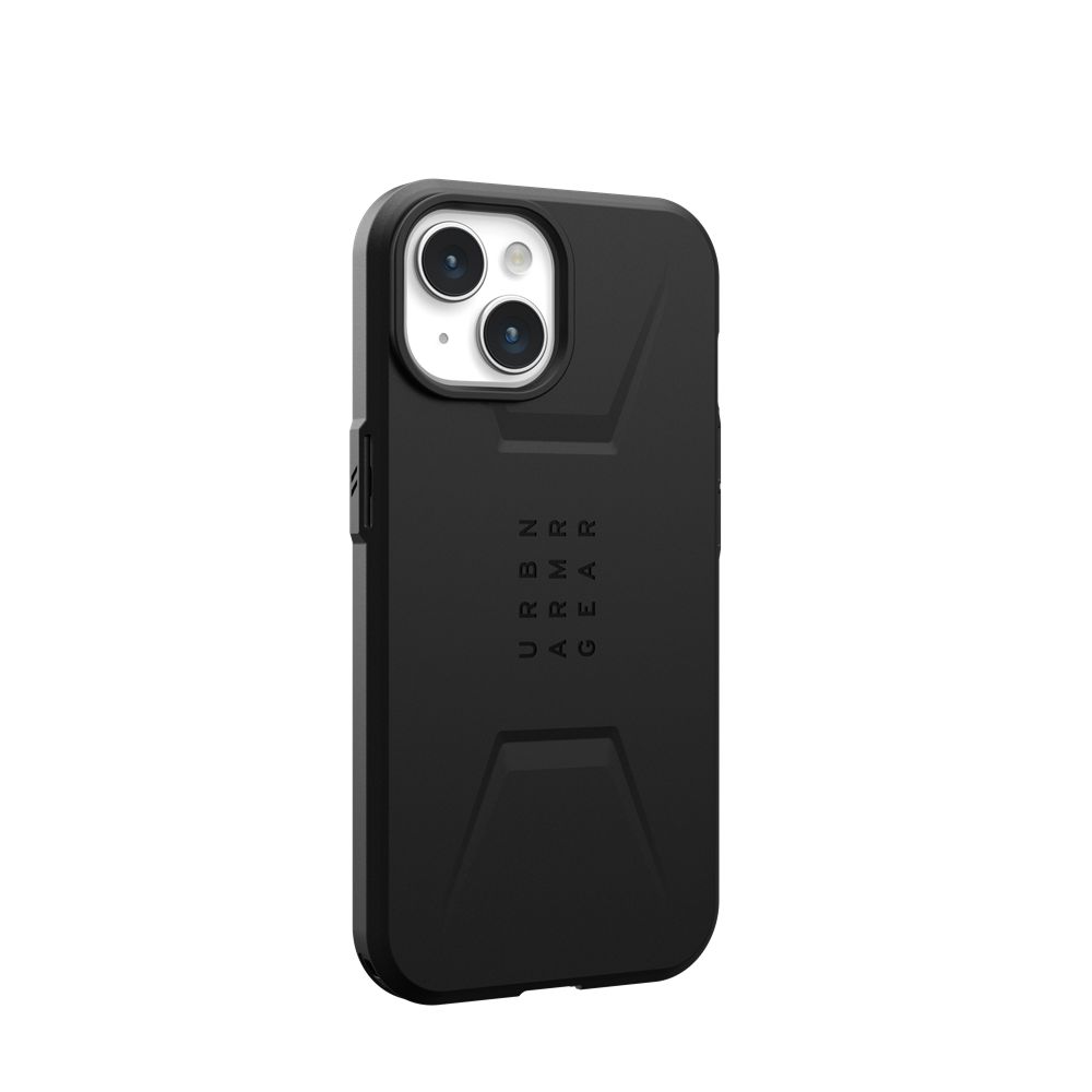 Black UAG Civilian For MagSafe iPhone 15 Case | XI8103654