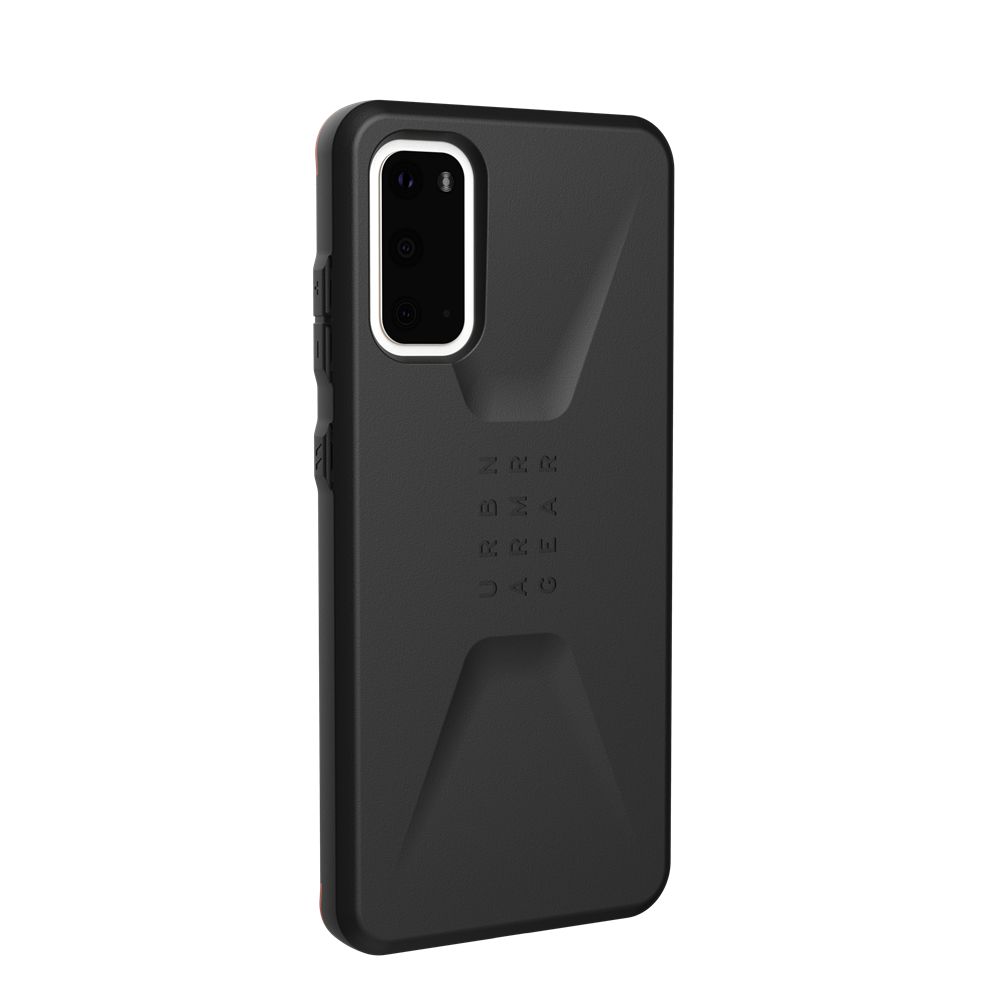 Black UAG Civilian Series Galaxy S20 [6.2-inch] Case | UM7893620