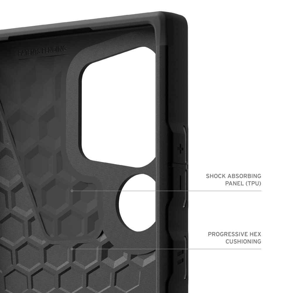 Black UAG Civilian Series Galaxy S24 Ultra Case | DR4602375