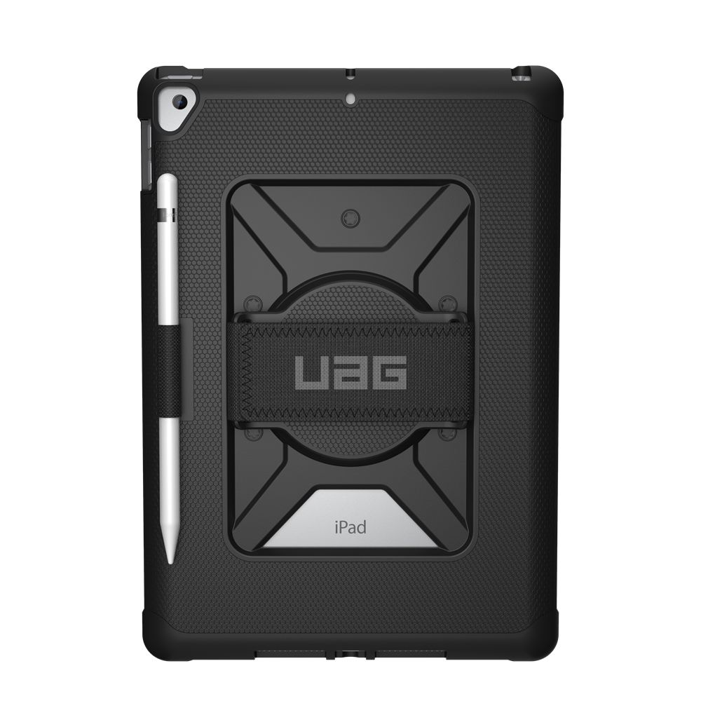 Black UAG Metropolis with Hand Strap Series iPad 10.2 (9th Gen,2021) Case | QG3082617