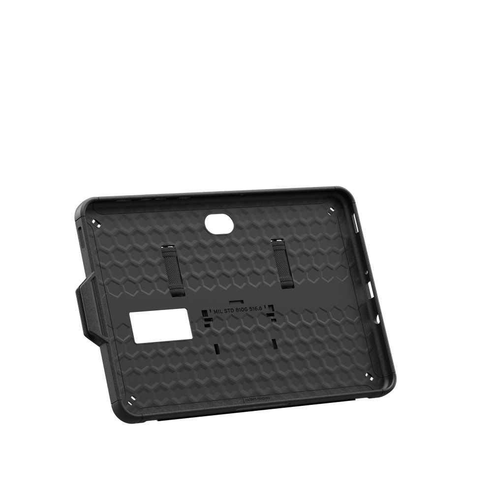 Black UAG Scout Series Galaxy Tab Active4 Pro with Kickstand and Hand Strap Case | UO6892175