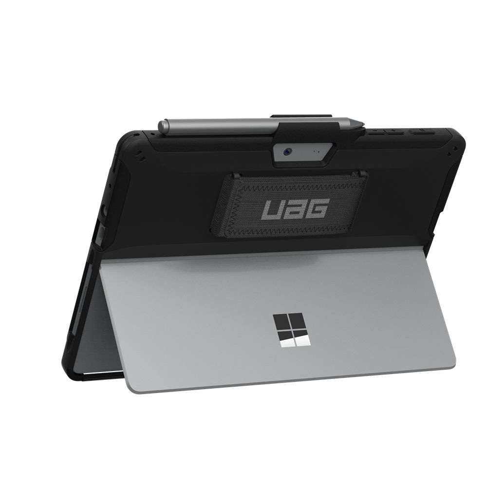 Black UAG Scout Series Surface Go 2 Case with Hand Strap | BZ8031956