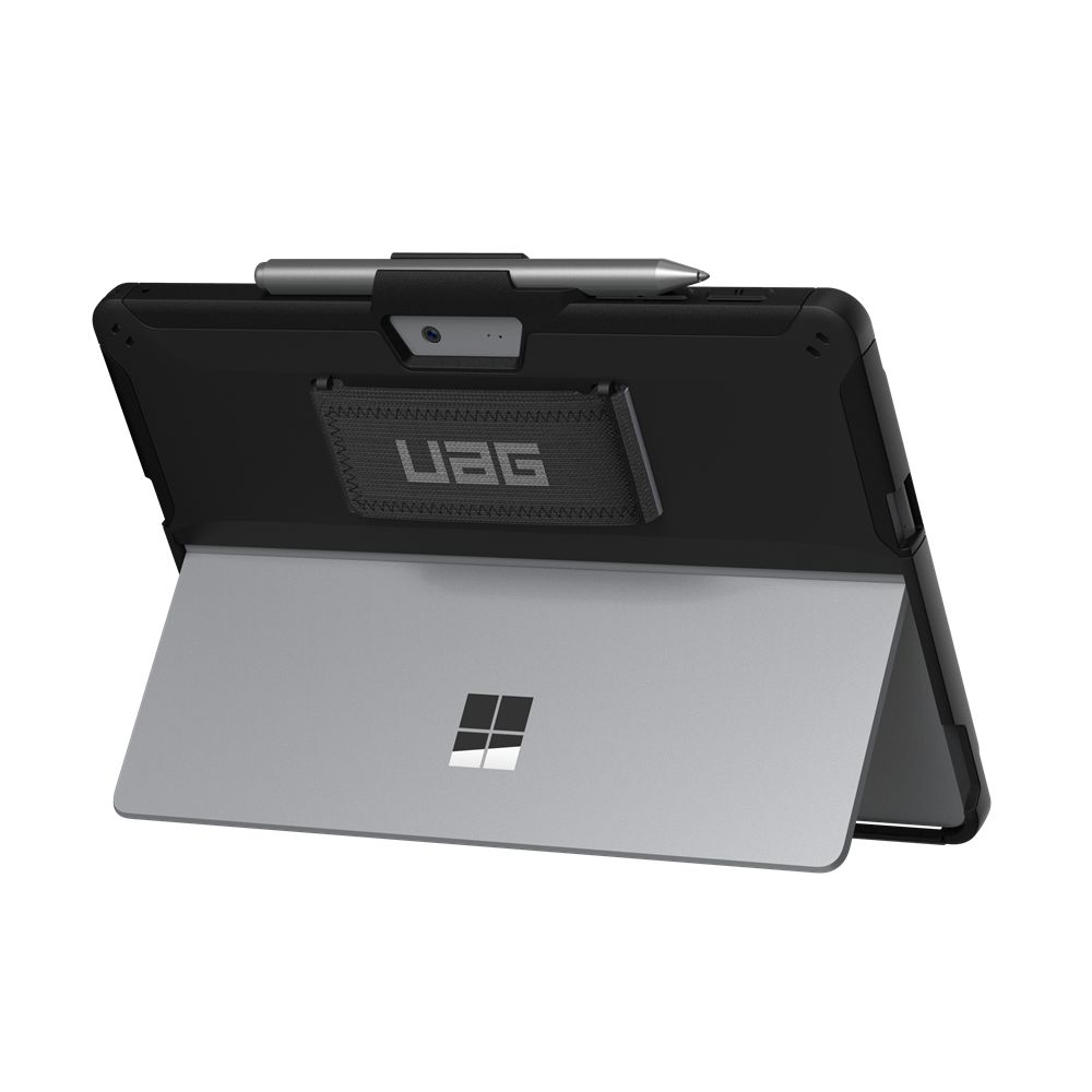 Black UAG Scout Series Surface Go 3 Case with Hand Strap | EH0476138