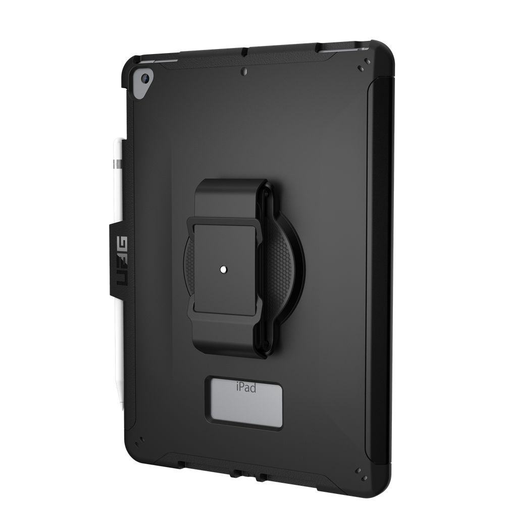 Black UAG Scout Series iPad 10.2-inch with Hand Strap (9th Gen,2021) Case | HV8029537