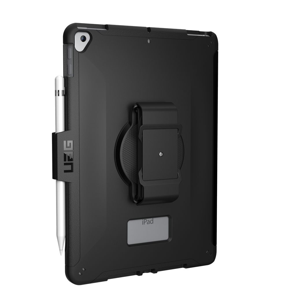 Black UAG Scout Series iPad 10.2-inch with Hand Strap (9th Gen,2021) Case | HV8029537