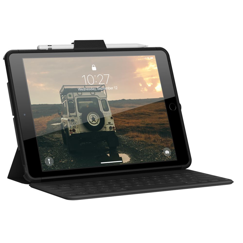 Black UAG Scout Series iPad 10.2-inch with Hand Strap (9th Gen,2021) Case | HV8029537