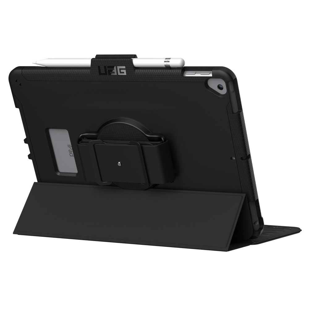 Black UAG Scout Series iPad 10.2-inch with Hand Strap (9th Gen,2021) Case | HV8029537