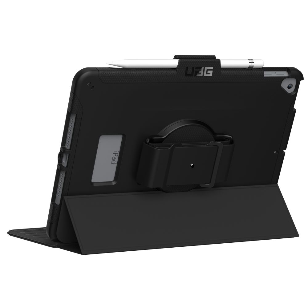 Black UAG Scout Series iPad 10.2-inch with Hand Strap (9th Gen,2021) Case | HV8029537