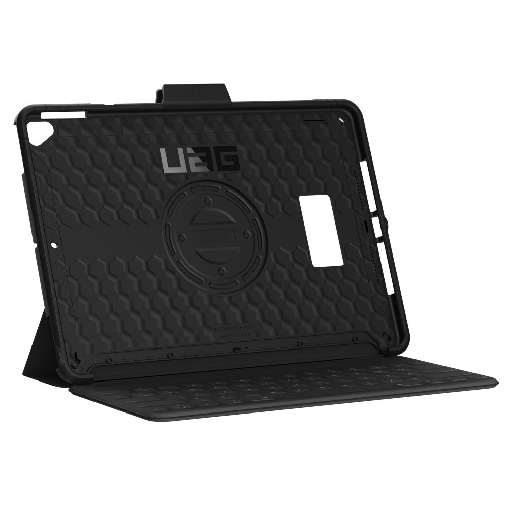 Black UAG Scout Series iPad 10.2-inch with Hand Strap (9th Gen,2021) Case | HV8029537