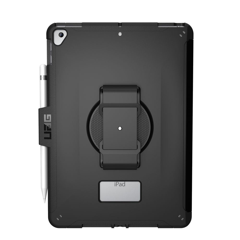 Black UAG Scout Series iPad 10.2-inch with Hand Strap (9th Gen,2021) Case | HV8029537