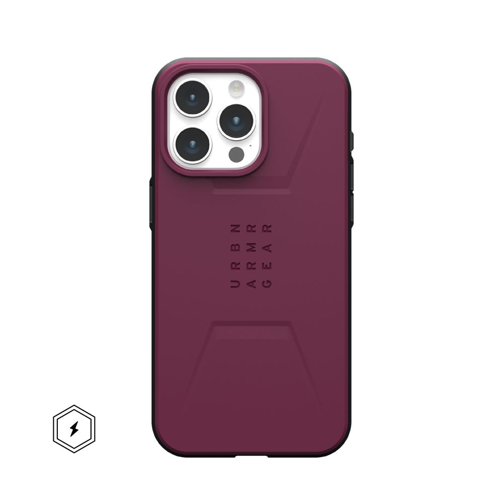 Bordeaux UAG Civilian For MagSafe iPhone 15 Pro Max Case | BX8591476