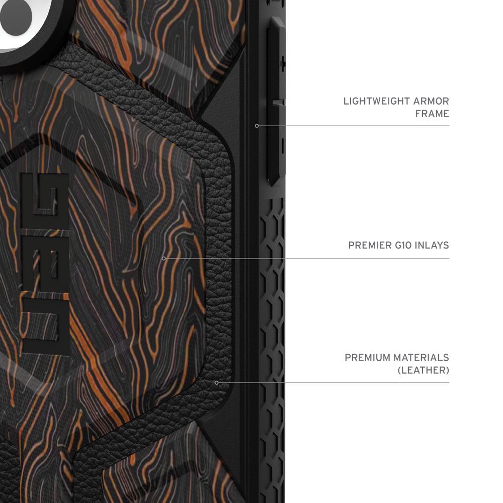 Brown UAG G-10 iPhone 15 Pro Case - Limited Edition Monarch Pro | KR2675081