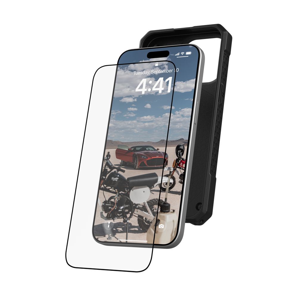 Clear UAG Glass Screen Protector Shield Plus For iPhone 15 Pro Max | GY4528369