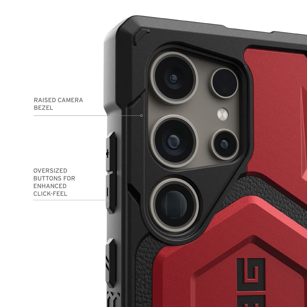 Crimson UAG Monarch Pro Magnetic Series Galaxy S24 Ultra Case | GE1358926