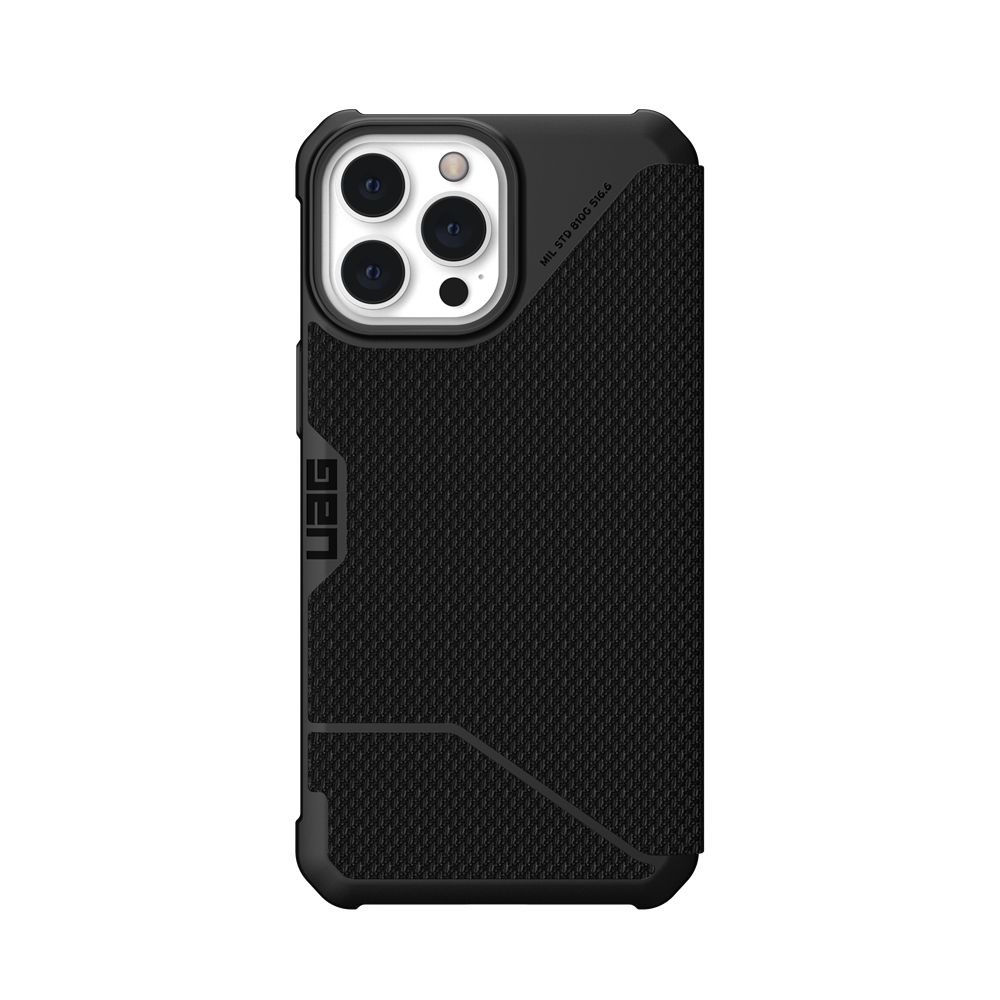 Kevlar Black UAG Metropolis Folio Series iPhone 13 Pro Max 5G Case | UD8630729