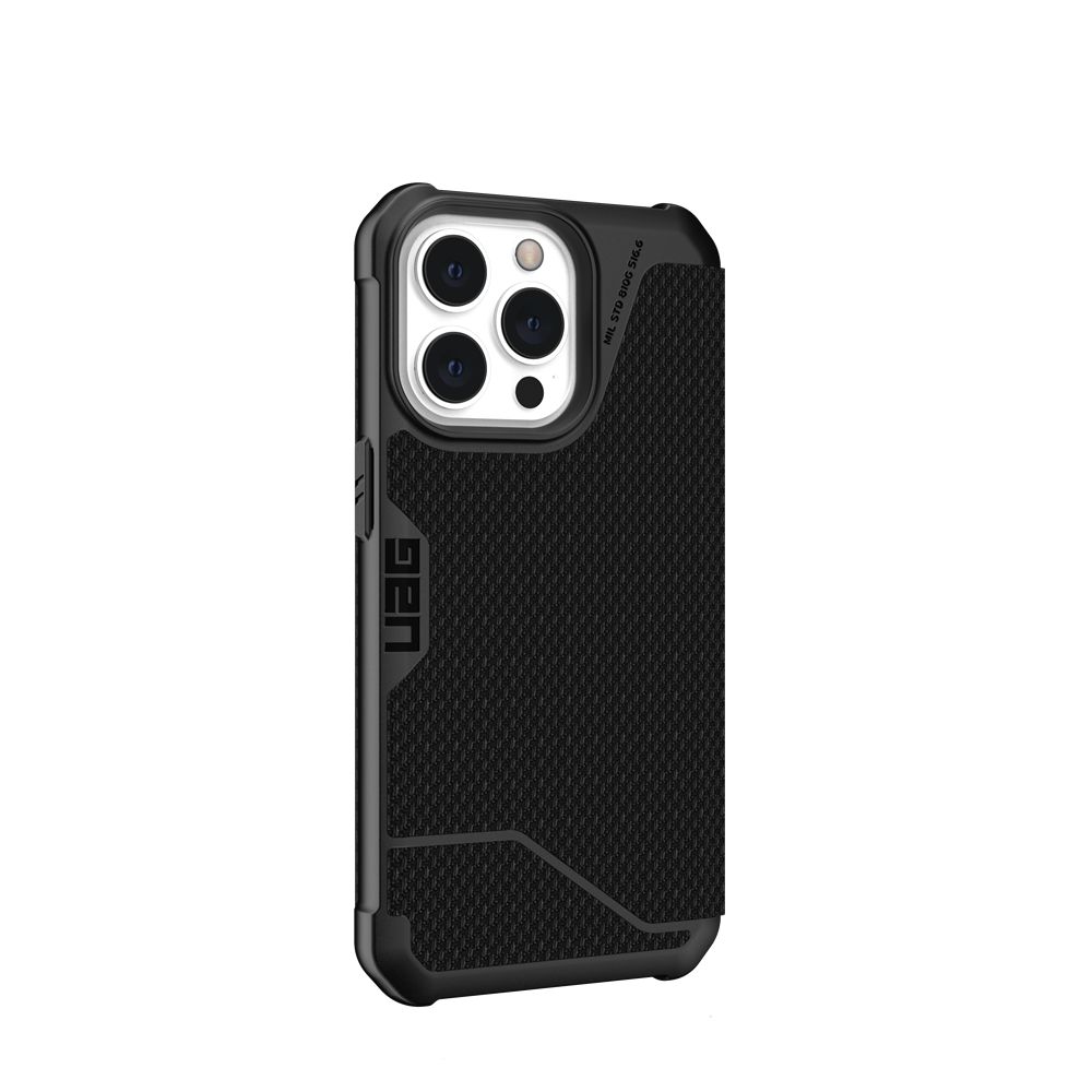 Kevlar Black UAG Metropolis Folio Series iPhone 13 Pro 5G Case | BT5213847