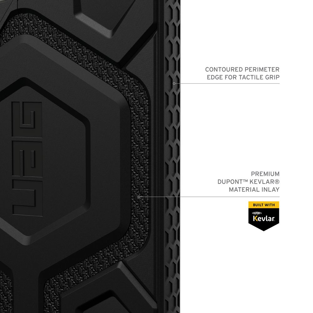 Kevlar Black UAG Monarch Pro Magnetic Kevlar® Series Galaxy S24 Ultra Case | DI4867129