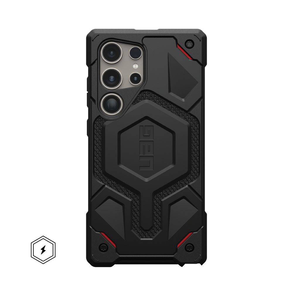 Kevlar Black UAG Monarch Pro Magnetic Kevlar® Series Galaxy S24 Ultra Case | DI4867129