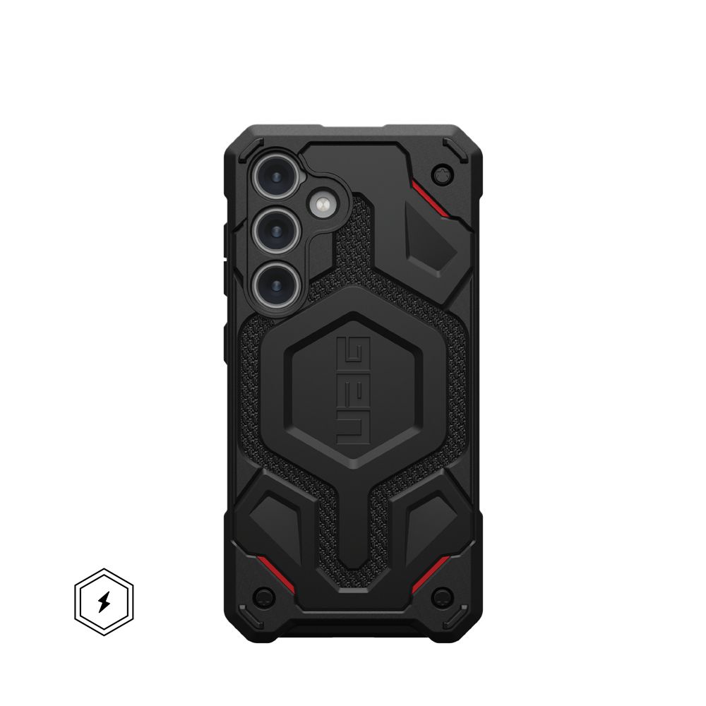 Kevlar Black UAG Monarch Pro Magnetic Kevlar® Series Galaxy S24 Case | YB4106538