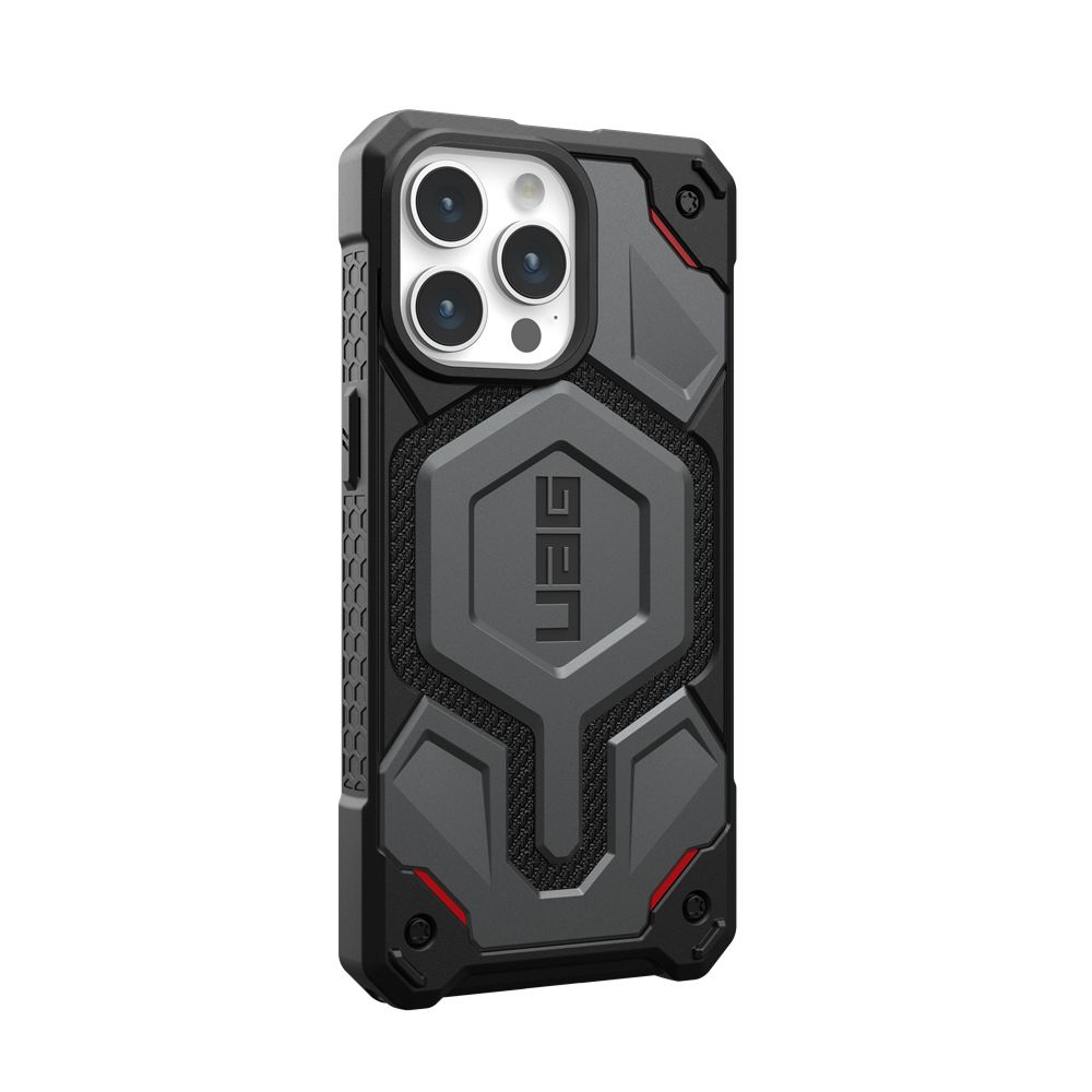 Kevlar Silver UAG Monarch Pro Kevlar® For MagSafe iPhone 15 Pro Max Case | IZ7063592