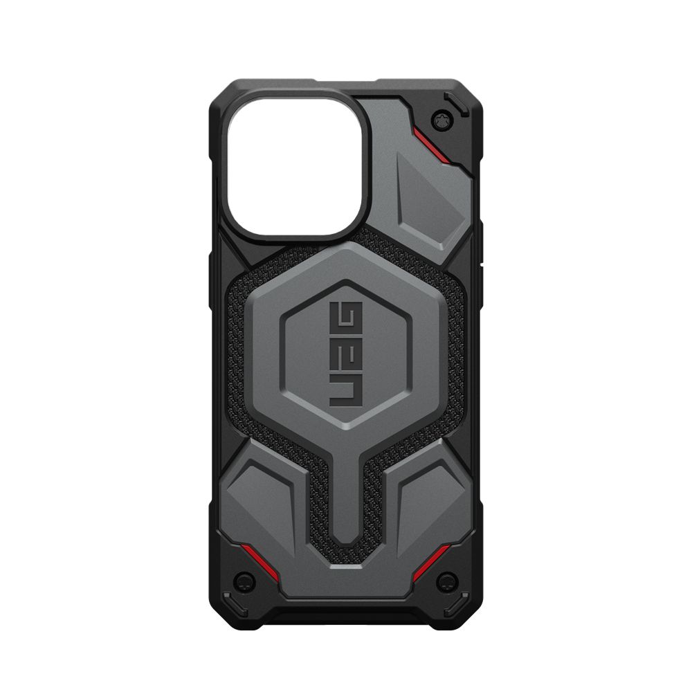 Kevlar Silver UAG Monarch Pro Kevlar® For MagSafe iPhone 15 Pro Max Case | IZ7063592