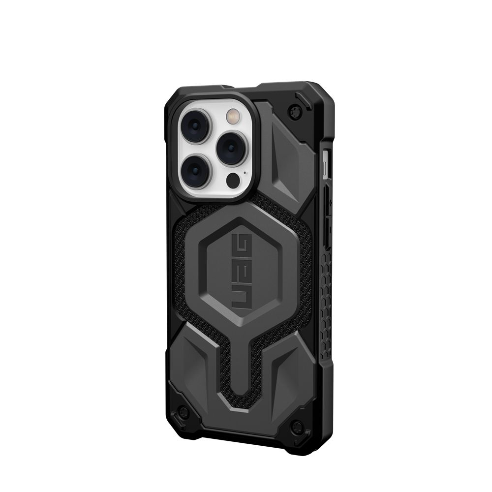 Kevlar Silver UAG Monarch Pro Kevlar® For MagSafe iPhone 14 Pro Case | HJ3916257