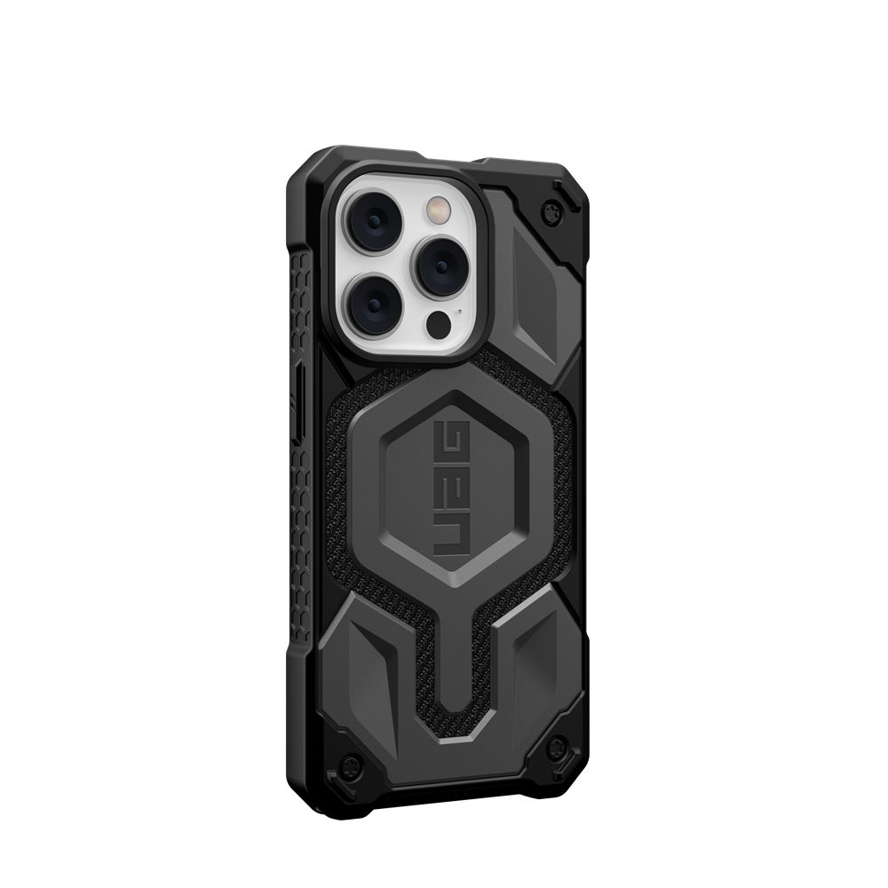 Kevlar Silver UAG Monarch Pro Kevlar® For MagSafe iPhone 14 Pro Case | HJ3916257