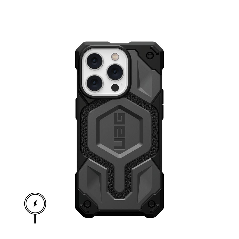 Kevlar Silver UAG Monarch Pro Kevlar® For MagSafe iPhone 14 Pro Case | HJ3916257