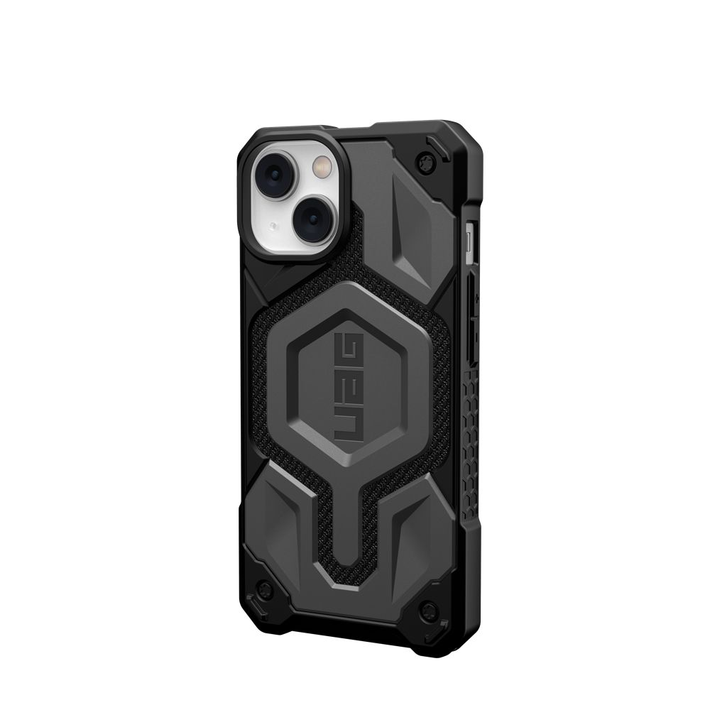 Kevlar Silver UAG Monarch Pro Kevlar® For MagSafe iPhone 14 Case | PC9652731