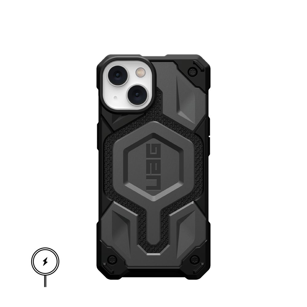 Kevlar Silver UAG Monarch Pro Kevlar® For MagSafe iPhone 14 Case | PC9652731