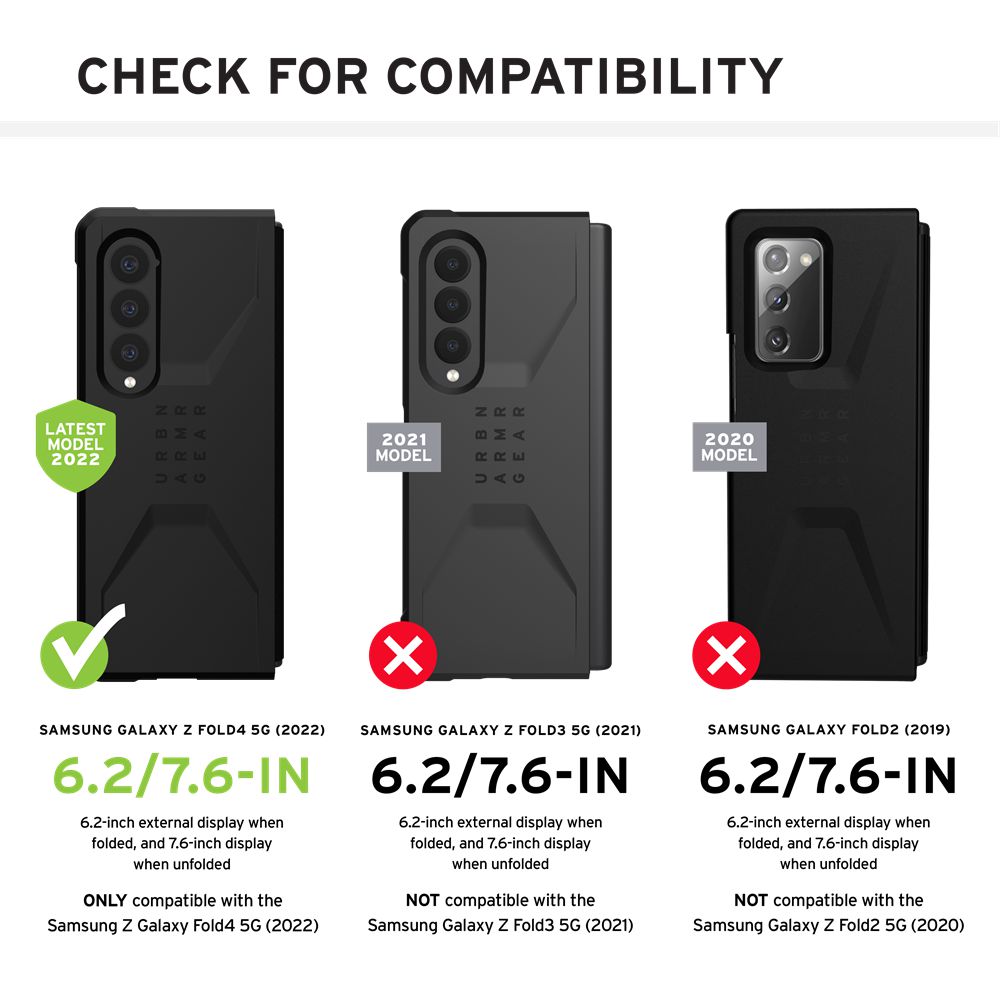 Mallard UAG Civilian Series Galaxy Z Fold4 (2022) Case | QF0814327