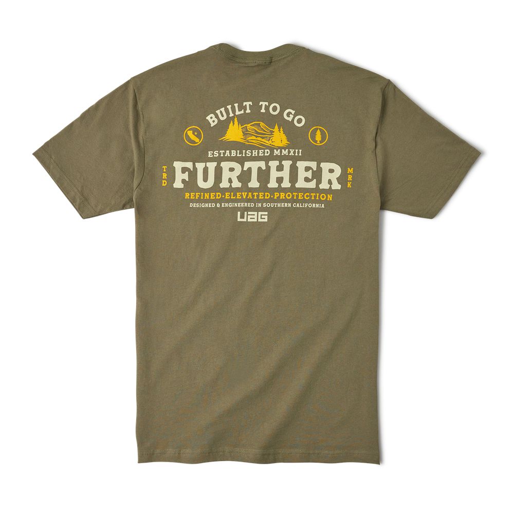 Military Green UAG Rugged Scene Tee | QO1328794