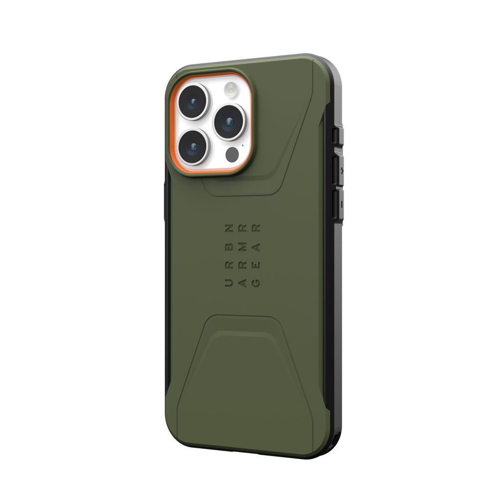 Olive Orange UAG Civilian For MagSafe iPhone 15 Pro Max Case | IQ0169427