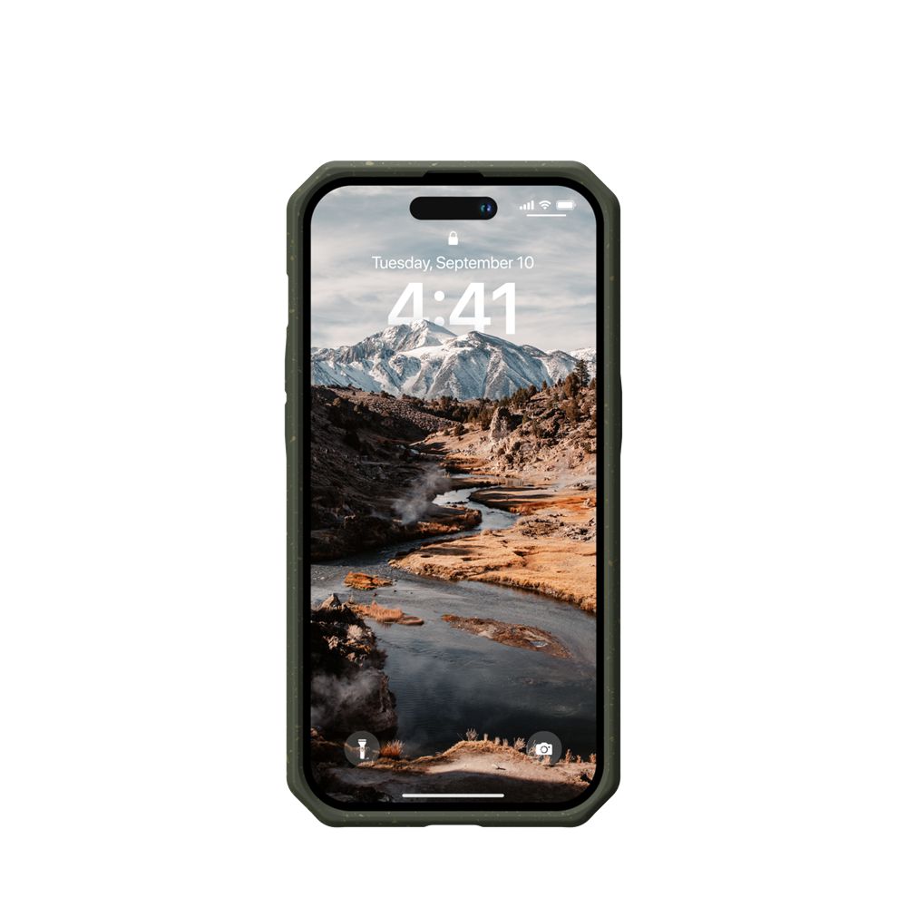 Olive UAG Biodegradable Outback Series iPhone 14 Pro Case | CB5983640