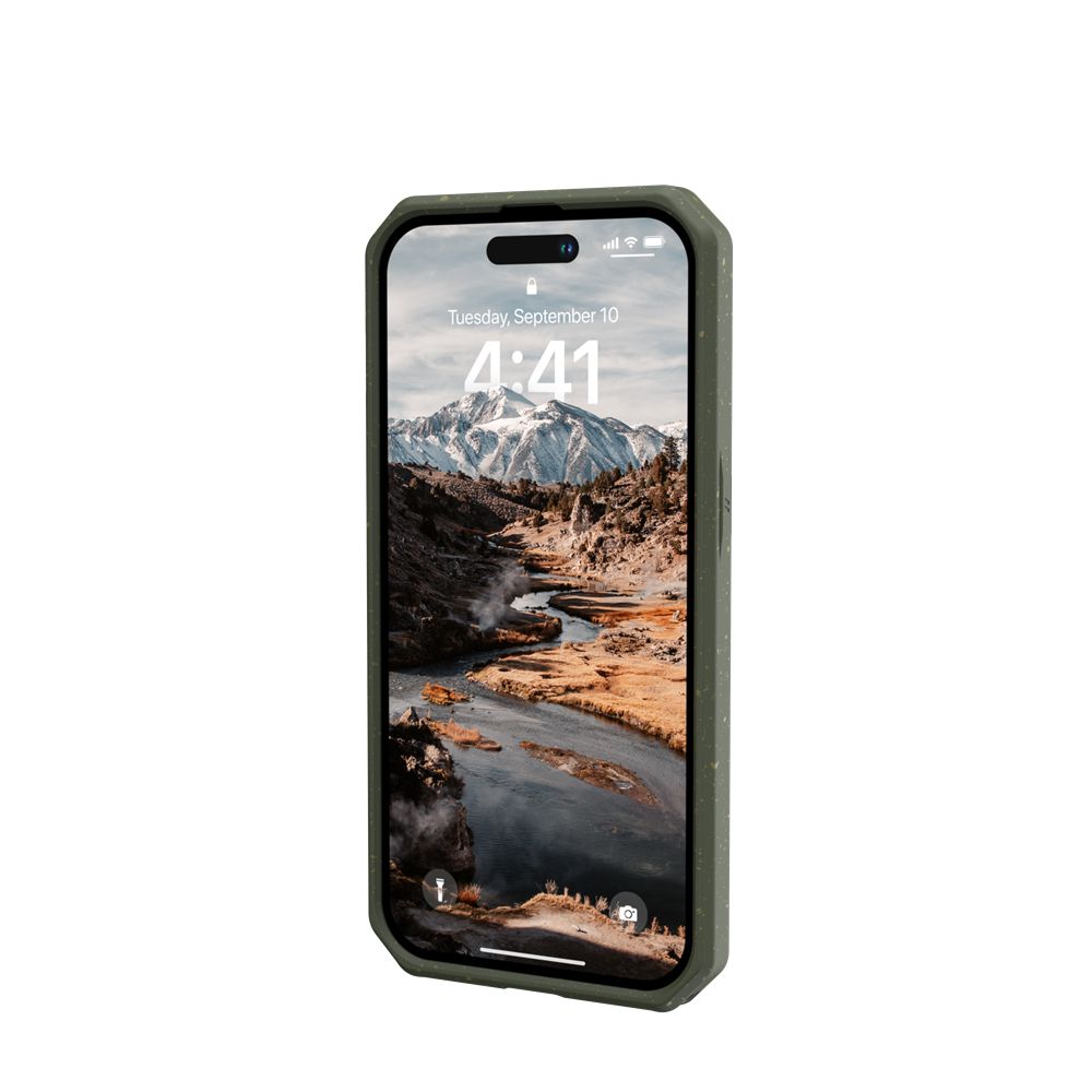 Olive UAG Biodegradable Outback Series iPhone 14 Pro Case | CB5983640