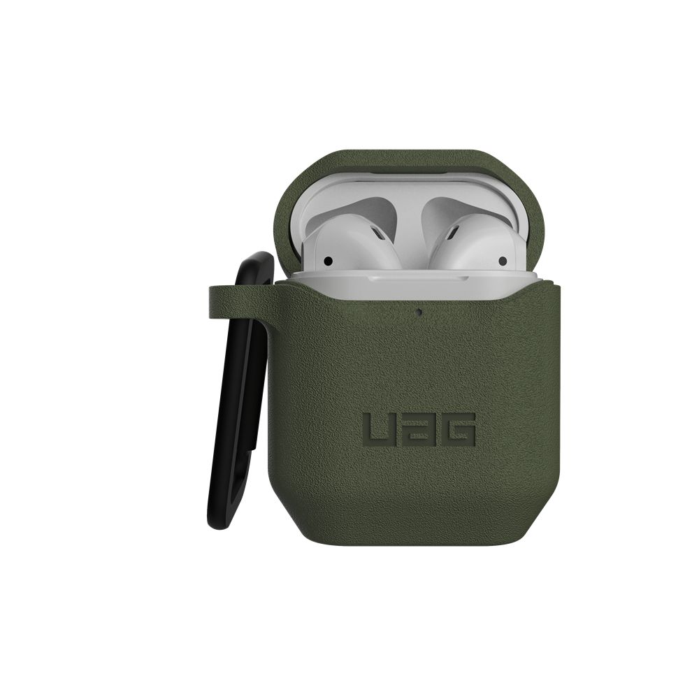 Olive UAG Standard Issue Silicone_001 Case For AirPods (1st Gen,2016 & 2nd Gen,2019) Headphones | GS1647532