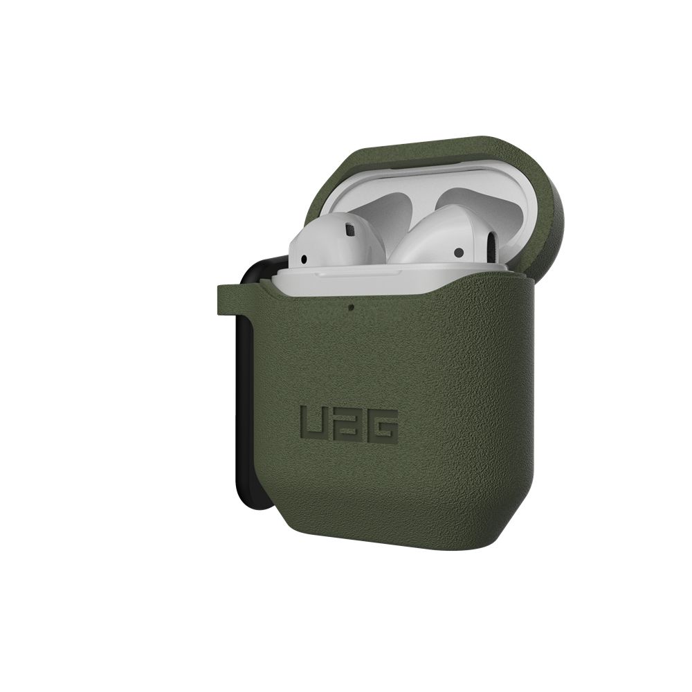 Olive UAG Standard Issue Silicone_001 Case For AirPods (1st Gen,2016 & 2nd Gen,2019) Headphones | GS1647532