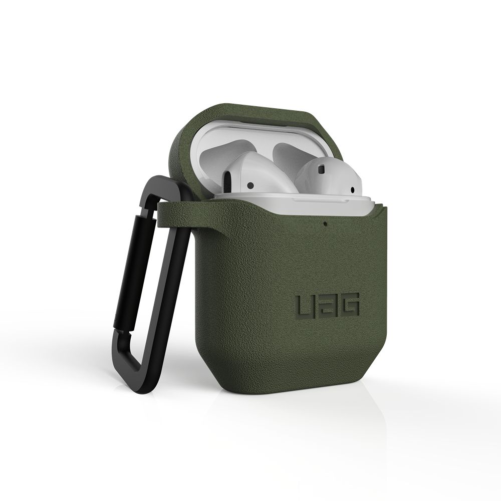 Olive UAG Standard Issue Silicone_001 Case For AirPods (1st Gen,2016 & 2nd Gen,2019) Headphones | GS1647532