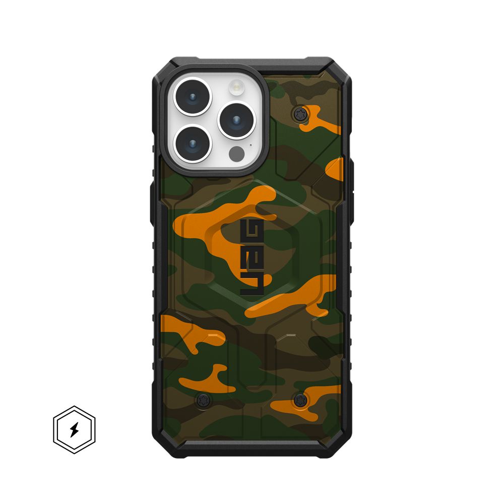 Orange Camo UAG Pathfinder Case With Magsafe For Apple Iphone | NF7536281