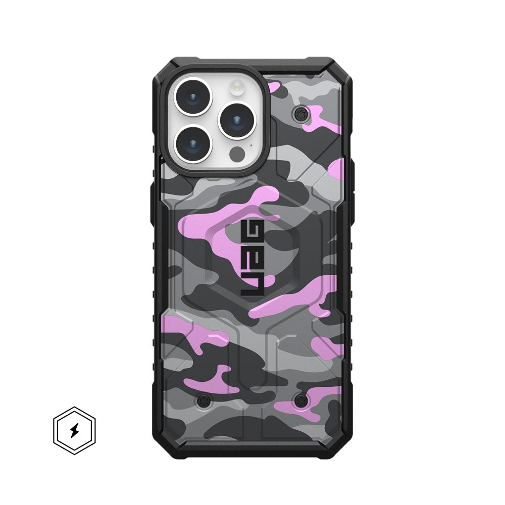 Pink Camo UAG Pathfinder Case With Magsafe For Apple Iphone | TK1439065